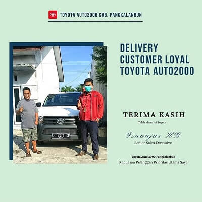 Serah Terima Sales GINANJAR H BANGUN Dealer Toyota Pangkalan Bun Juni 2022 (4)