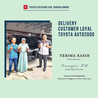 Serah Terima Sales GINANJAR H BANGUN Dealer Toyota Pangkalan Bun Juni 2022 (5)